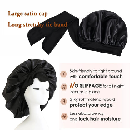 Silky Charm - 100% Mulberry Silk Bonnet